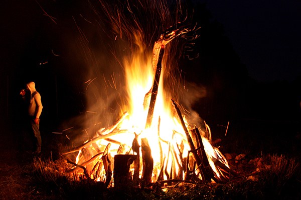 Mahnfeuer gegen Transitverkehr