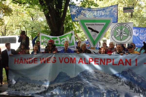Protest vor der bayer. Staatskanzlei