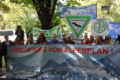 Protest vor der bayer. Staatskanzlei