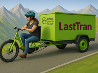 Pünktlich und klimaneutral: Alpentransit per Lastenrad