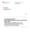 Der Energieverbrauch der Dienstleistungen und der Landwirtschaft, 1990 - 2035