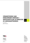 Stromeffizienz und erneuerbare Energien - wirtschaftliche Alternative zu Grosskraftwerken