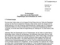 Positionspapier Anpassung an den Klimawandel