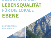 Bedeutung der Lebensqualität für die lokale Ebene