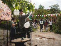 Picnic at the construction site