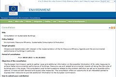 Sustainable Buildings: contribute to the EU consultation!