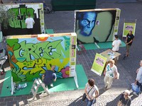 Spray-painting for environmental protection