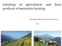 Labelling of agricultural and foodproducts of mountain farming