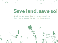 Save land, save soil