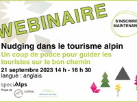 Webinaire : Nudging dans le tourisme alpin