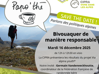 Papo'thé sur le bivouac - Webinaire