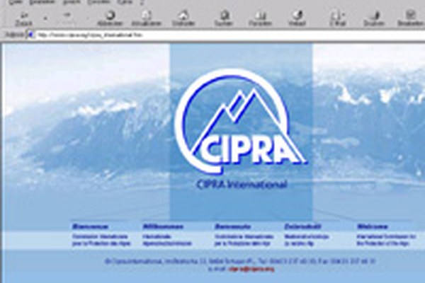 Nouveau site Internet de CIPRA-International