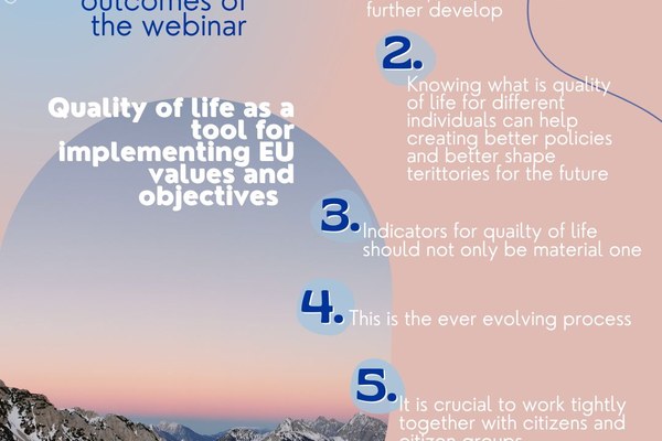 La qualité de vie comme outil de mise en œuvre des valeurs et des objectifs de l'UE