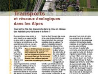 Transports et réseaux écologiques dans les Alpes