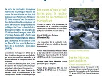 La restauration de la continuité écologique