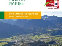 Revendiquer pour la nature - recommandations politiques pour l’espace alpin