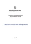 X Relazione sullo stato della montagna italiana