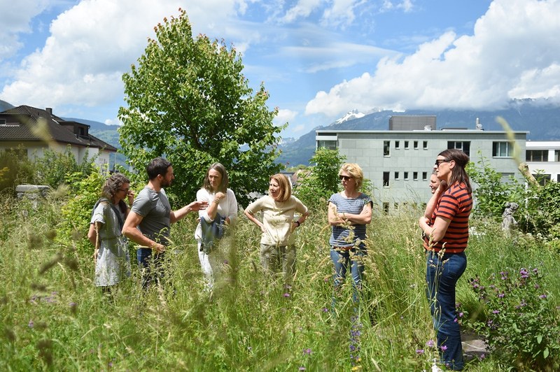 „Garta Gsproch (Pogovor na vrtu)“ v okviru projekta Netzwerkstatt Alpen v Schaanu/LI junija 2024.