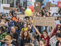 Mladi protestniki za varstvo podnebja in Alp