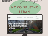 Predstavljamo novo spletno stran Koalicije za trajnostno prometno politiko