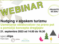 Webinar: Nudging v alpskem turizmu